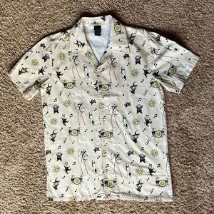 Nightmare Before Christmas Button up shirt